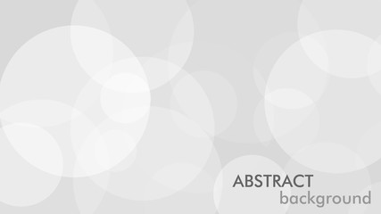 Abstract background with gray circle. White and grey abstract modern transparency circle presentation background. Vector circles template vector design. Object web design. Round shape. Minimal poster.