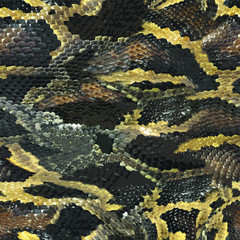 Snake skin texture design seamless pattern
