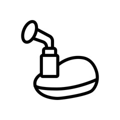 electric breast pump icon vector. electric breast pump sign. isolated contour symbol illustration