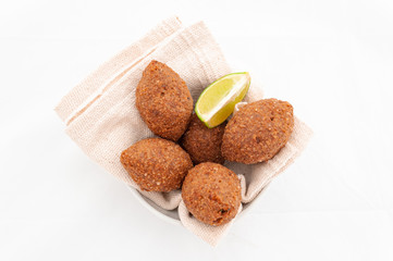 Kibbeh Arabic Food - Fried Meat Balls