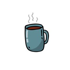 coffee cup doodle icon