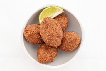 Kibbeh Arabic Food - Fried Meat Balls