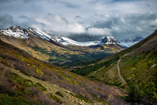 Chugach Mountains In Alaska