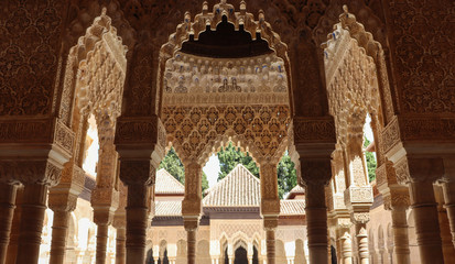 Court of the Lions of Nasdir Palace - Alhambra