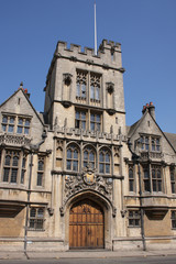 Fototapeta na wymiar Brasenose College in Oxford in the UK