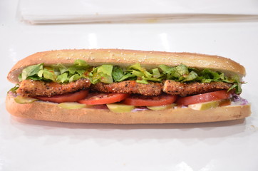 sandwich meat chicken