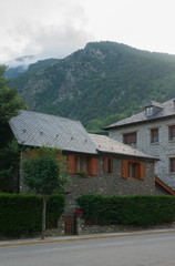 Fototapeta na wymiar Old village in the mountains. 