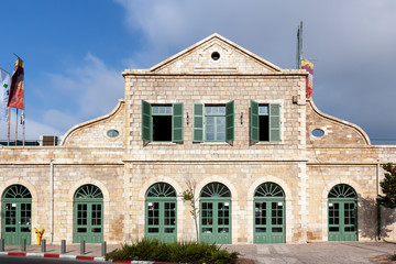Fototapeta na wymiar The Historic Railway Station in Jerusalem