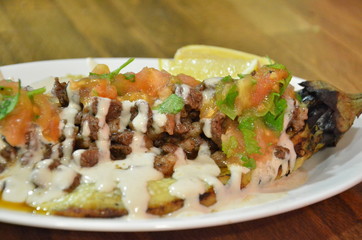 meat steak shish kebeb tahini