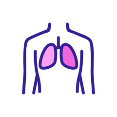 medical face shield icon vector. medical face shield sign. color symbol illustration