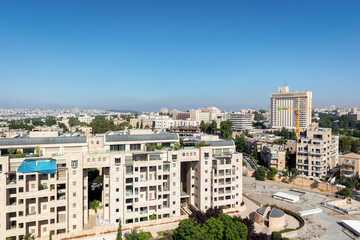 Obraz premium Modern Jerusalem Cityscape - The Holy Land