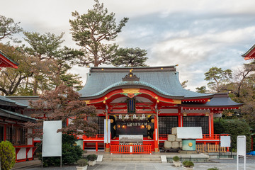 Fototapeta premium The Higashi Fushimi Inari Shrine in Western Tokyo