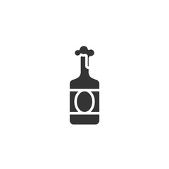 beer bottle icon vector illustration design