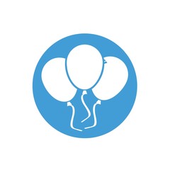 balloons icon vector illustration design