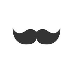 mustache beard icon vector illustration design