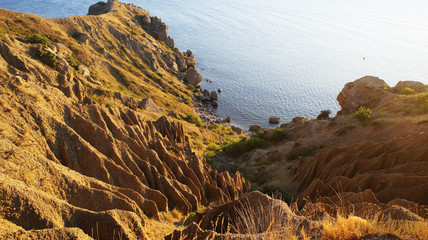 sunset in the Mountain in Crimea