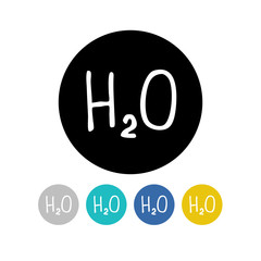 water formula doodle icon