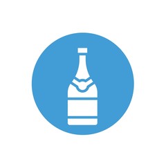 champagne bottle icon vector illustration design