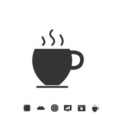 cup of coffee icon vector illustration design