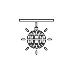 disco ball icon vector illustration design
