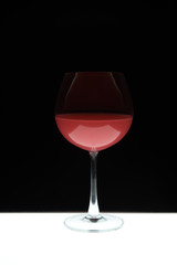 Strawberry Water, wine glass