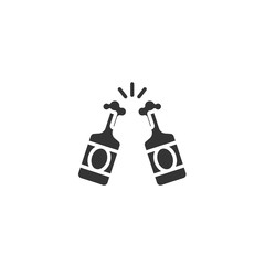 beer toast icon vector illustration design