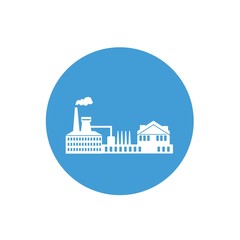 factory icon manufacturing plant vector illustration design