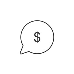 money talk icon vector illustration design