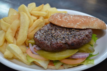 meat steak shish kebeb tahini