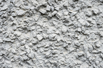 Concrete product made of large granite rubble