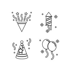 party icon vector illustration design