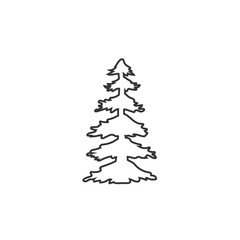 pine tree icon vector illustration design