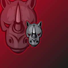 rhino head logo