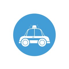 police toy car icon vector illustration design