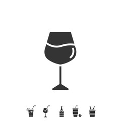 wine glass icon vector illustration design