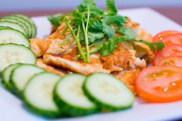 Thai food various Tableware