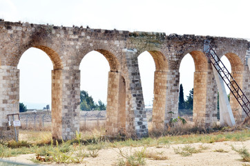 Fototapeta premium bridge aqueduct, architecture akko