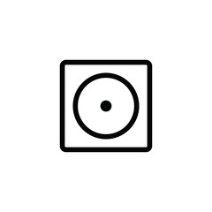 Music album icon illustration isolated vector sign symbol