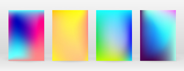 Naklejka premium Pastel Soft. Rainbow Gradient Set Color Background