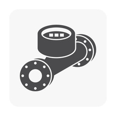 meter pipe icon