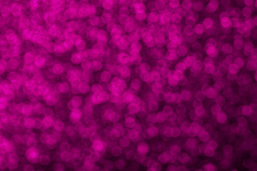 Holiday purple glowing party decoration. Magic illuminated lights. Glittering surface with glow effect. .