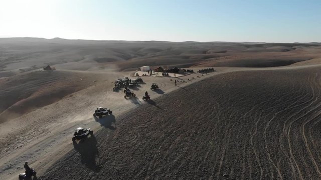 Drone view in the desert, 24 janvier 2020 - kingdom of Morocco