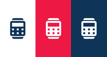 Smartwatch icon for web and mobile