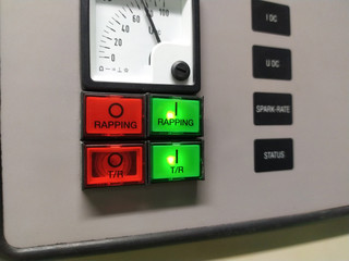 The control panel of the Electrical machine