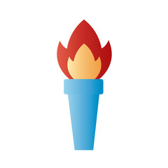 new york liberty statue torch degraded style