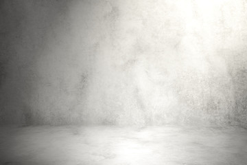 Black concrete background wall. Old surfaces that have scratches and cracks. Black room.	