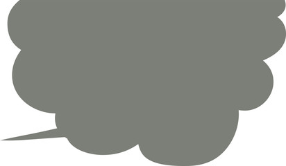 Cute Cartoon Cloudy clouds Speech bubble