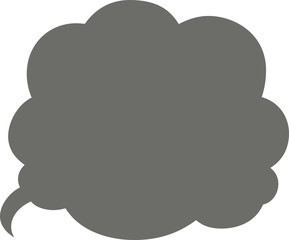 Cute Cartoon Cloudy clouds Speech bubble