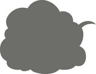 Cute Cartoon Cloudy clouds Speech bubble
