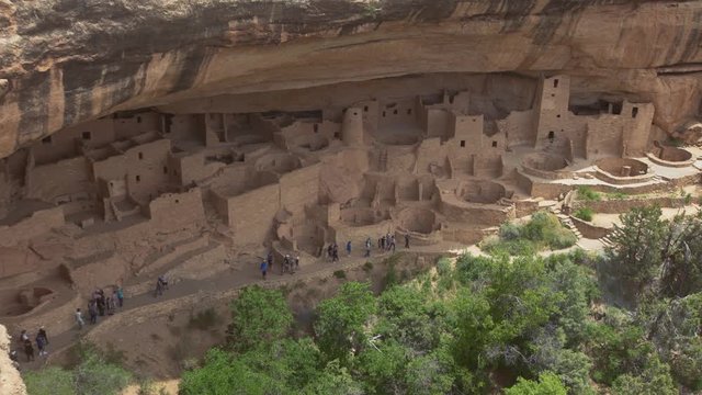 Mesa Verde National Park, New Mexico, USA. 1 May 2020. Archeological cliff dwelling heritage of the Ancestral Pueblo people who made it their home for over 700 years, from 600 to 1300 CE.  